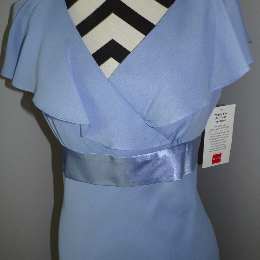 NWT East 5th Sz 8 Blue Long Formal Dress - Picture 6 of 8